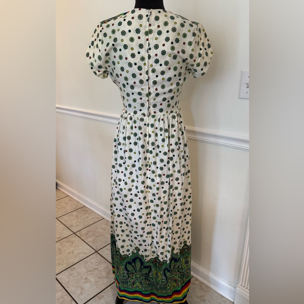 Multicolor Patterned Maxi Dress - Picture 4 of 6